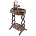 Design Toscano The Terrace of Shanghua Asian Style Lacquered Side Table OA134